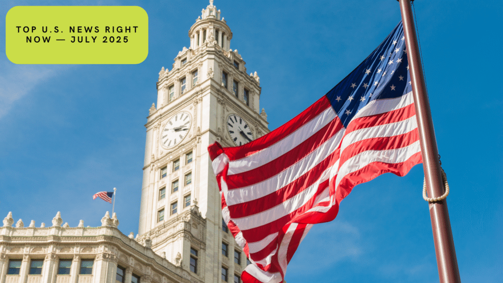 July 2025 US news, Fed rate cuts 2025, US consumer sentiment July, DOJ mass resignations, US AI action plan, Trump Japan trade deal, USOPC transgender ban.